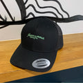 Black mesh trucker cap, classic logo - Anonymous Coffee