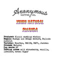 Rwanda, Kinini Natural - Anonymous Coffee
